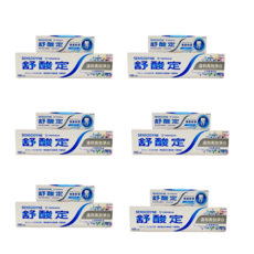 舒酸定溫和高效淨白牙膏120g, 120 公克, 6個