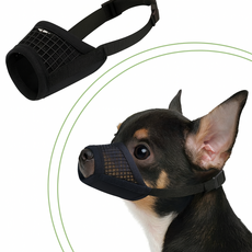 오브펫 강아지 중대형견 소형견 튼튼한 메쉬 입마개, 1개, XS