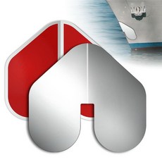 보트 선박의 마모를 방지하기 위한 접착 킬 가드가 포함된 ForoGore 보트용 스테인리스 스틸 보우 프로텍터 2개, ForoGore 보트 데크 용품 커버 교체용 힌지 포로