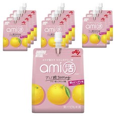 AJINOMOTO 味之素 aminoVITAL AMICATS 早晨粉紅葡萄柚口味, 12個, 180g