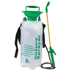 氣壓噴霧桶 園藝澆花消毒噴水壺, 1個, 漂白水用8L(纖維桿)噴霧桶, 綠色