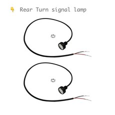 KAABO Mantis 리어 브레이크 램프 데크 회전 신호 LED 라이트 TL10GT 스쿠터, 2pcs turn signal