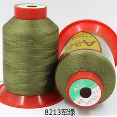 재봉 210D/6 기계 실 수리용 수제 가죽 소파 UV 방지 튼튼한 캔버스 청바지 폴리에스터 텐트 신발, amy green 8213, amy green 8213