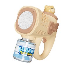 天天GO 萌寵泡泡機【小熊】親子玩具 大量泡泡 泡泡液*5包+電池, 萌寵泡泡機【小熊】+泡泡液*5包+電池, 1個