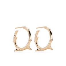 션린 small Rose Thorn hoop earrings