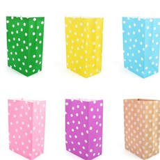 두루몰 도트 각대 봉투 1P 선물용쿠키봉투, 빨강