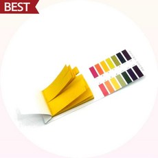 리트머스 종이 pH 시험지 80매 산도 측정지 변색표 포함 수질 검사지 커머스픽101