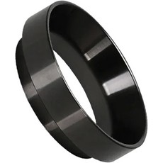 OZHDAOZ 51535458mm 에스프레소 커피 도징 링 필터 교체 에스프레소와 2컵 1컵 바구니 바늘 깔때기 54mm58mm 블랙, 58mm Black Ring
