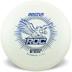 Innova Proto Glow DX ROC 미드레인지 디스크 - 야광 디스크 골프 미드레인지 (170-174g), 1개