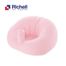 Richell 利其爾 充氣椅 充氣沙發 學習椅 幫幫椅 幫寶椅 外出椅 - 桃園小太陽, 粉