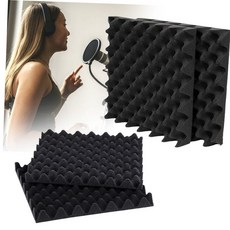 방음스펀지 층간소음해결 계란판 방음재 셀프시공 흡음재 5T sg97852Id, 블랙 5T 50x50cm