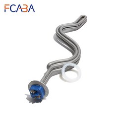 1인치/50.5mm 트라이 클램프 304SUS 온수기 요소 자작 및 증류 240V 4.5KW/5.5KW/6.5KW 전기 가열 튜브, 02 5.5KW 360mm 304SUS, 01 240V