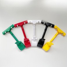 회전형 명찰꽂이 사무용포켓 거치대, 레드