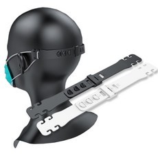 마스크연장고리 뒤통수걸이 대두 블랙 화이트 목걸이