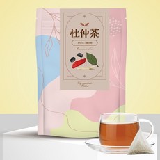 杜仲茶 炒黑豆 紅棗 甘草 枸杞, 1個, 杜仲茶1包(10入)