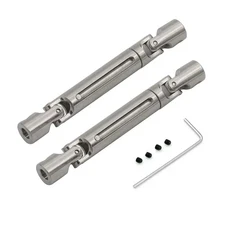 금속 섀시 풀로드 충격 흡수 장치 전송 샤프트 370 기어 박스 어셈블리 MN82 LC79 82S 82Por 1/12 RC 자동차 업그레이드 부품, 01 2PCS CVD