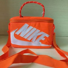 戶外運動便攜式球鞋袋健身時尚手提包單肩籃球鞋收納包鞋子收納袋, 161小號橘色（刺繡）尺寸20*15*8, 1個