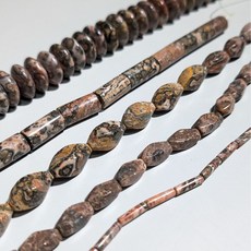 【杰鴻】花豹石 Leopard Skin Jasper 寶石珠珠DIY手工材料 福袋出清 手作飾品配件 天然石材, 1個, NO.1
