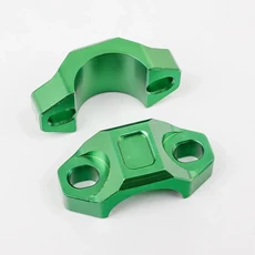 오토바이 22MM 브레이크 클러치 마스터 실린더 핸들바 CNC 클램프 커버 KTM EXC SXF 250 300 350 450 500 5, 01 2pcs  green