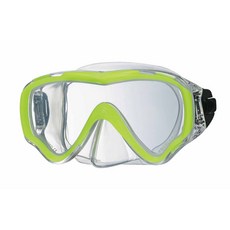 PROBLUE CS-26AD 兒童/青少年浮潛泡殼組 (面鏡 全乾式呼吸管), 螢黃