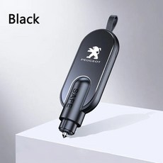 차량 창문 파괴기 벨트 절단기 탈출 도구, 2. 1pc-black, 1개