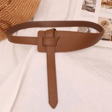 皮具牛皮細腰帶女士真皮百搭打結裝飾皮帶時尚黑色配連衣裙子毛衣收腰正品實用耐用耐磨X505