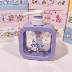 산리오 샴푸통 디스펜서 공병 욕실 1+1 캐릭터 다용도 디스펜서 키티 주방 바디워시, 1개, J. 물고기 꼬리 코로몬 300ml 로션병