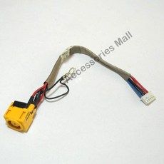 레노버 IBM 씽크 패드 X200 X201 X201I X200S X201S 용 케이블이 있는 DC 전원 잭 커넥터 노트북 소켓 교체, 04 10 PCS