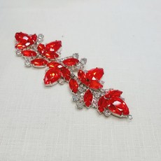 보석모티브 N-036, 백금도금, 레드, 1개