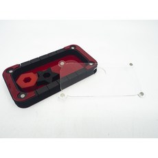 FUKUSHIMA 呈捷 磁吸版 蝦竿防滾套 蝦阿波仕掛盒 收納盒, 紅色,M