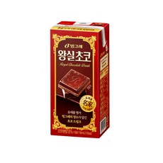 빙그레 왕실초코우유 190ml 48개 멸균
