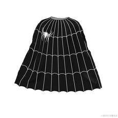 桃園出貨 跨境新款萬聖節披風吸血鬼角色扮演舞臺表演派對服裝蜘蛛網披肩