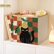 多巴胺折疊收納箱 布藝儲物整理盒, 1個, CTF-1209, CTF-1209,28*28*（28深度）CM