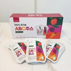 비락 100% 유기농 ABC주스, 110ml, 18개