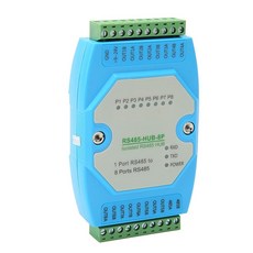 RS485 허브 리피터 8 포트 최대 32 노드 네트워크용, RS485 허브, 리피터 8 포트 최대 32 노드 네트