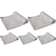 칠이오 시원한 러닝 스포츠 타올 헬스, 5개, 모던그레이