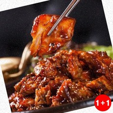 무뼈불족발 족발 가정용 무뼈 불 300g 2팩 매운맛 야식 안주, 1개, 1g