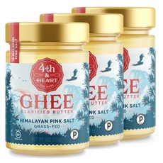 포쓰앤하트 기 클래리파이드 버터 히말라얀 핑크 솔트 그래스-페드, 3개, 255g
