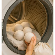 건조기세탁볼 의류건조기 먼지제거 구김방지 뉴질랜드 양모볼, 건조기세탁볼 의류건조기 먼지제거 구김방지 뉴질랜드 양모