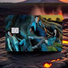 뱀파이어 일기 카드 스킨 스티커 은행 방수, 1개, 4. z3