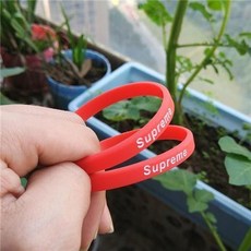 限時下殺 潮牌硅膠手環勵志籃球同款健身運動男女學生情侶夜光腕帶飾品手鍊, 紅色 時尚潮牌, 1個