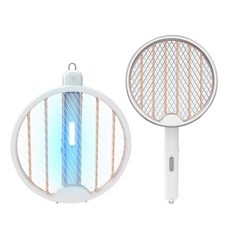 摺疊電蚊拍 雙重開關 兩用式充電電蚊拍, USB充電 摺疊捕蚊拍(一入)