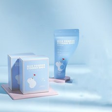 獨立包裝奶粉儲存袋 嬰兒外出便攜式奶粉分裝袋 食品級材質 30入, 藍色, 1個, 300ml