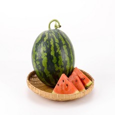 일등농수산 당도선별 고당도 하우스 겨울수박, 1개, 정품 5-6kg 미만