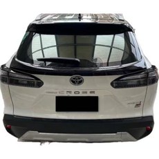 適用於 Toyota Corolla Cross GP款 卡夢水轉印 中尾翼, 合購上下尾翼優惠留言板,台灣烤漆亮黑色