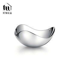 好物良品 304不銹鋼拋光鏡面水果飾品鑰匙收納金屬盆 - 不銹鋼水果盆/鑰匙收納盆, 1個