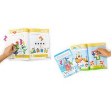 양면 자석 칠교 / 자석나라 도형 양면 창의력 두뇌발달 수학 교구 사고력 칠교놀이 놀이 학습 자석교구 예제포함 자석판 평면도형 대칭 회전, 자석에그퍼즐, 1개, 자석에그퍼즐