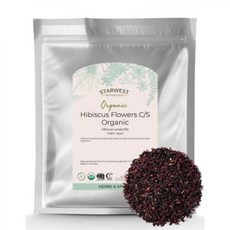 Starwest Botanicals Organic Hibiscus Flower -- 1 lb, 1개, 1개