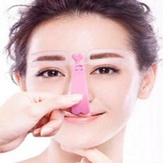 눈썹 그리기 가이드 8종 눈썹모양, 8개, 투명, 눈썹가이드8종