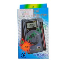 【大林電子】卡片袖珍數位萬用錶 XB-866 小巧便攜 自動換檔, 1個
